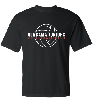 Alabama Juniors Black Volleyball DriFit