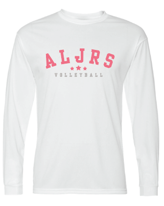 Alabama Juniors White ALJRS Long Sleeve DriFit