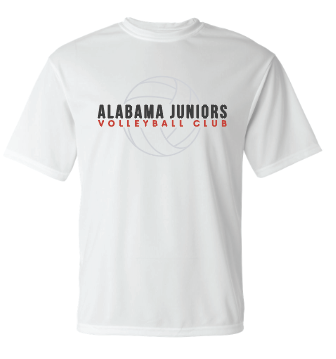 Alabama Juniors White Volleyball DriFit