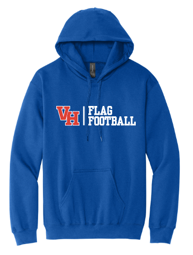 Flag Football  Hooded Sweatshirt