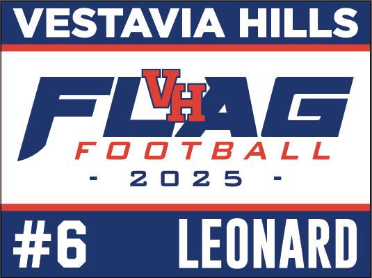 Vestavia Rec - Flag Football Yard Sign